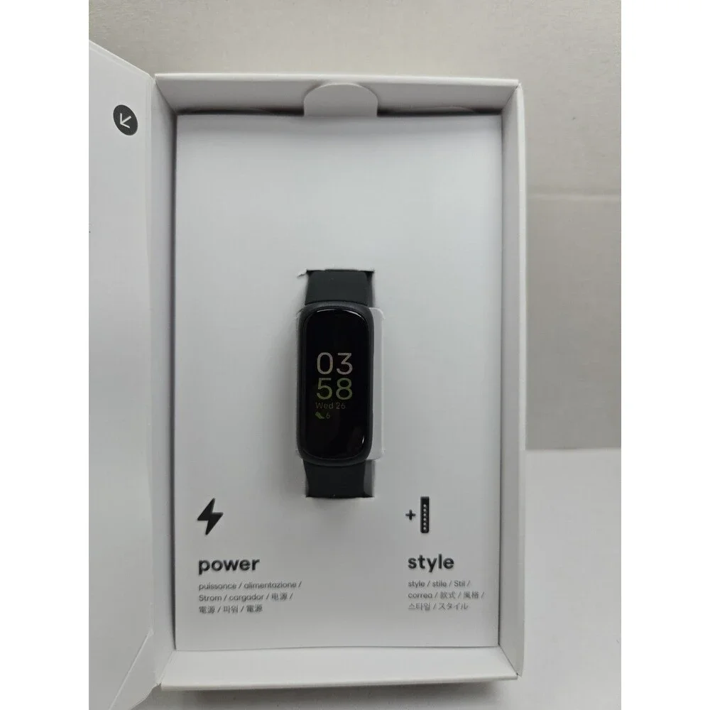 Fitbit Inspire 3 Health Fitness Tracker Midnight Zen Black Heart Rate Sleep SpO2